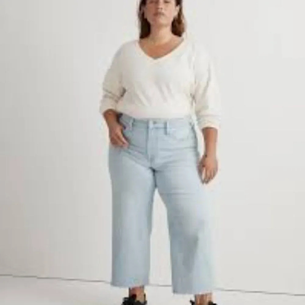 NWT Madewell The Perfect Vintage Wide Leg Jean 26W